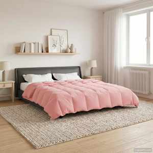 Zimska posteljnina Šonerisan Roza 220 x 240 cm Mikrovlakna