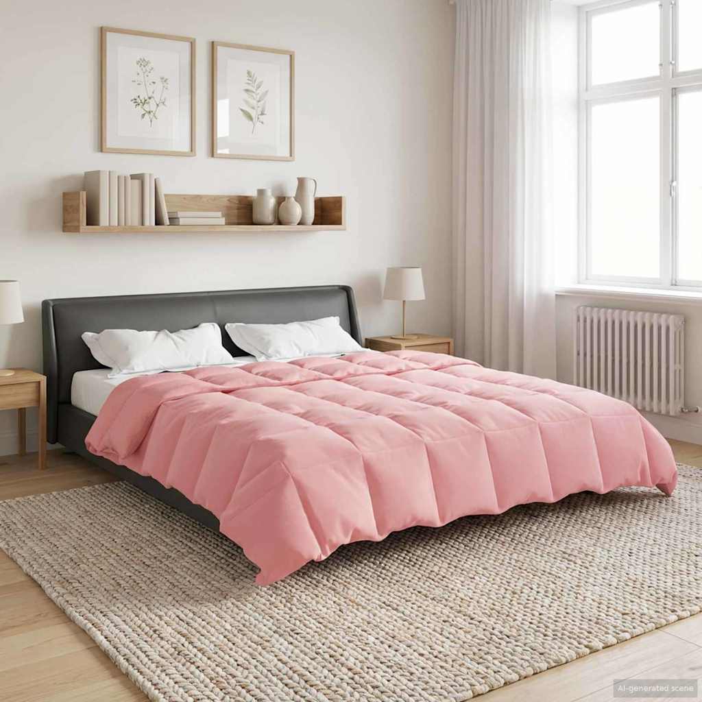 Winter Dekbed Gekwilt Roze 220 x 260 cm Microfiber image 4