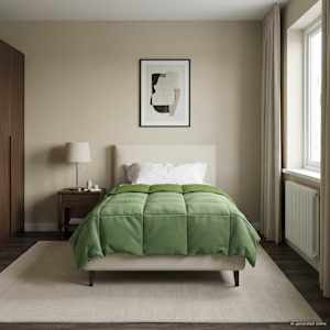 Zimska posteljnina Šonerisan Zelena 155 x 200 cm Mikrovlakna