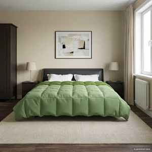 Zimska posteljnina Šonerisan Zelena 200 x 220 cm Mikrovlakna