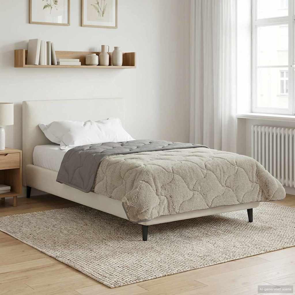 vidaXL Pilotă de vară Patos Gri deschis 140 x 220 cm