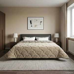 Poletna odeja Šonerisan Svetlo siva 220 x 260 cm