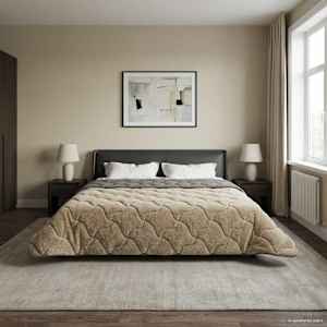 Poletna odeja Šonerisan Svetlo siva 240 x 260 cm