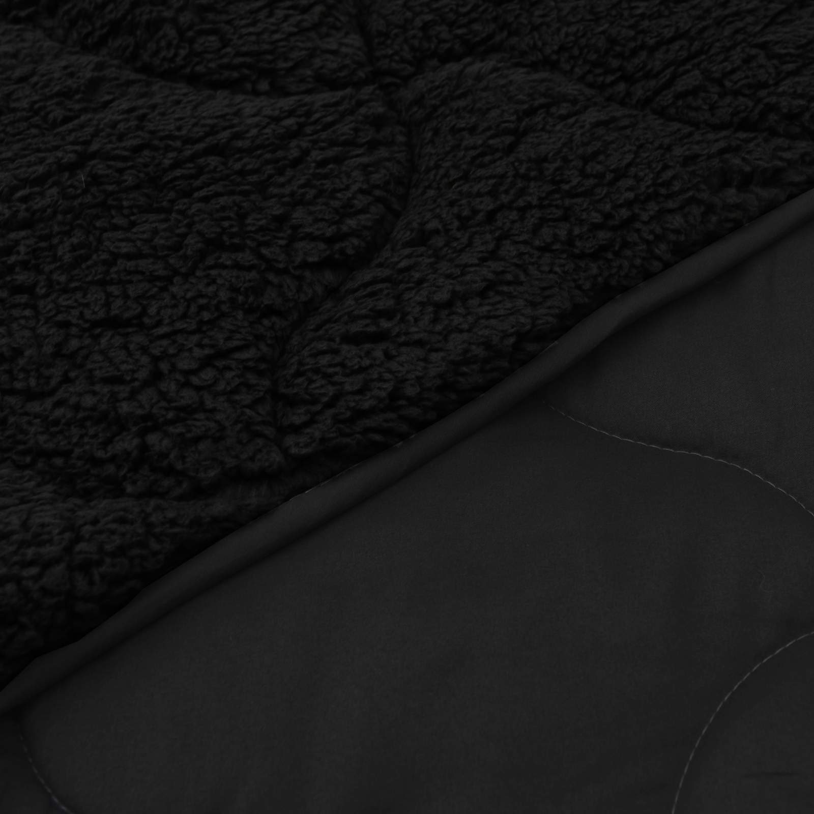 Zomer Dekbed Zwart 200 x 240 cm Microfiber en Teddy fleece image 5