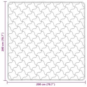 Letní přikrývka Taupe 200 x 200 cm Mikrovlákno a teddy fleece - obrázek 10