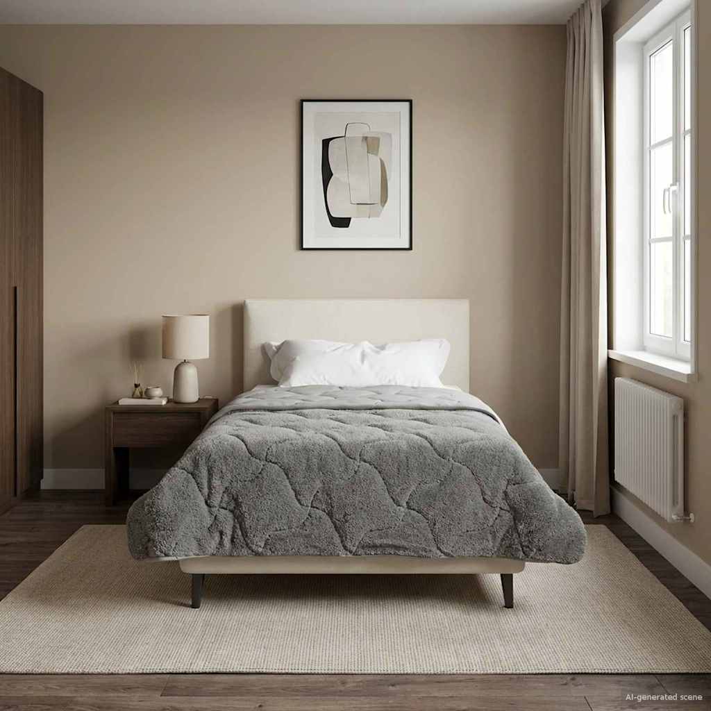 Vol jaar dekbed Gekwilt Antraciet 140 x 220 cm image 4