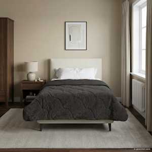 Polna celoletna prevleka Šonerisan Antracit 155 x 200 cm