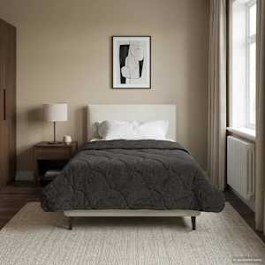 Polna celoletna prevleka Šonerisan Antracit 140 x 220 cm