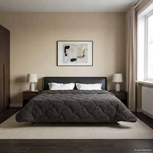 Polna celoletna prevleka Šonerisan Antracit 200 x 220 cm