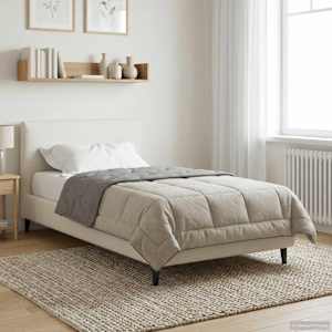 Polna celoletna prevleka Šonerisan Svetlo siva 135 x 200 cm