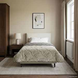 Polna celoletna prevleka Šonerisan Svetlo siva 140 x 220 cm