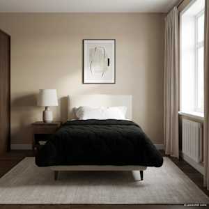 Polna celoletna prevleka Šonerisan Črna 135 x 220 cm