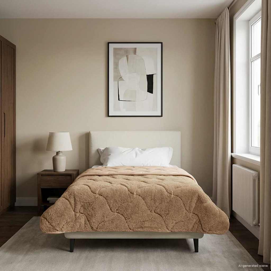 Κουβέρτα ολόκληρου του χρόνου Ουαντινγκ Taupe 140 x 220 cm