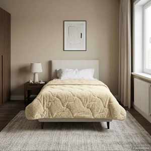 Polna celoletna prevleka Šonerisan krema 155 x 200 cm