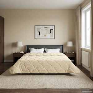 Polna celoletna prevleka Šonerisan krema 220 x 260 cm