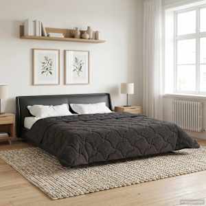 Zimska posteljnina Šonerisan Antracit 200 x 200 cm