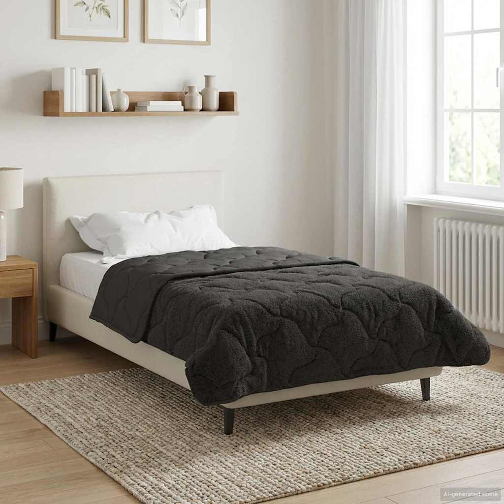 Winter Dekbed Gekwilt Antraciet 135 x 200 cm image 4