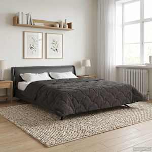 Zimska posteljnina Šonerisan Antracit 200 x 220 cm