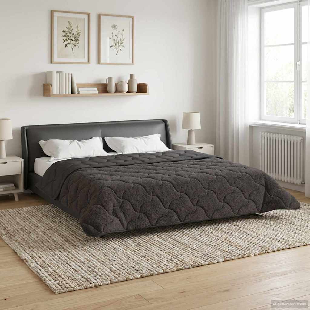 Winter Dekbed Gekwilt Antraciet 240 x 260 cm image 4