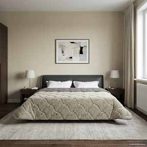 Zimska posteljnina Šonerisan Svetlo siva 220 x 260 cm