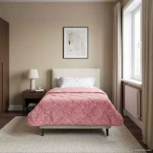 Zimska posteljnina Roza 140 x 220 cm Mikrofibra in Teddy flis