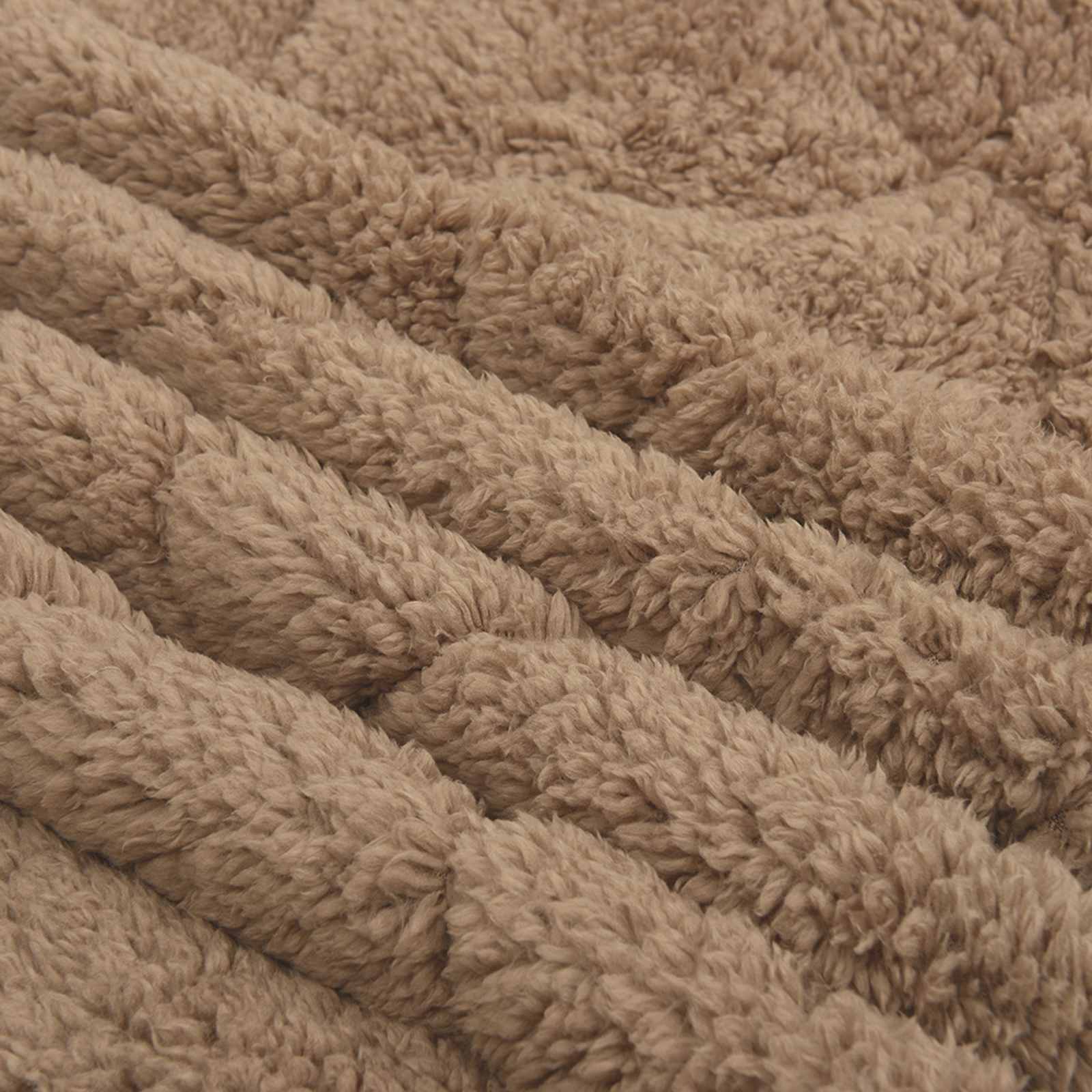 Winter Dekbed Taupe 220 x 260 cm Microfiber en Teddy fleece image 6