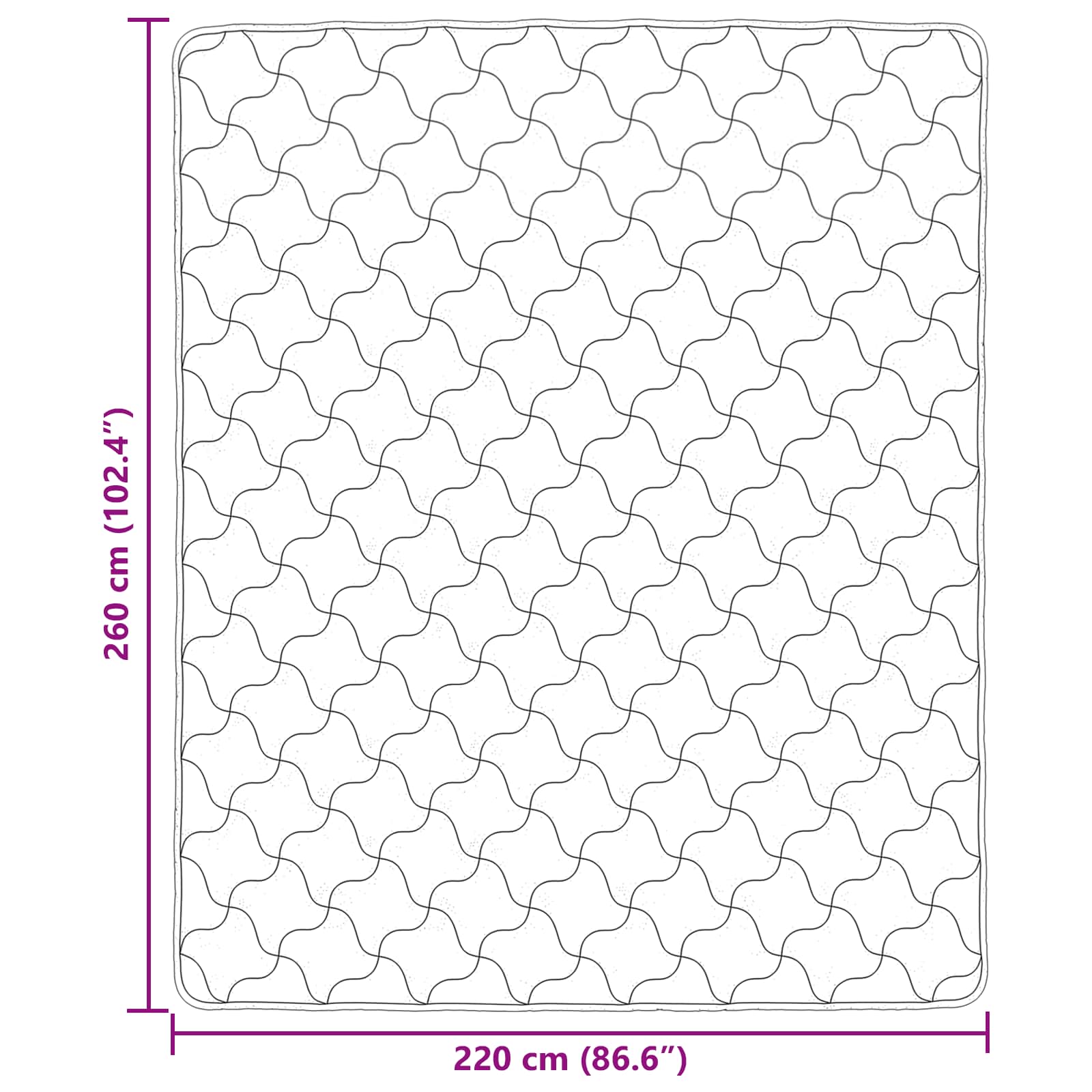 Winter Dekbed Crème 220 x 260 cm Microfiber en Teddy fleece image 10