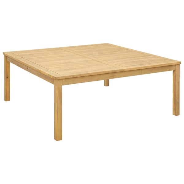 vidaXL Kohvilaud Kerge akatsia 110 x 110 x 45 cm Tugev akatsiapuu