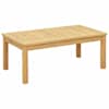 vidaXL Kohvilaud Kerge akatsia 90 x 50 x 36 cm Tugev akatsiapuu