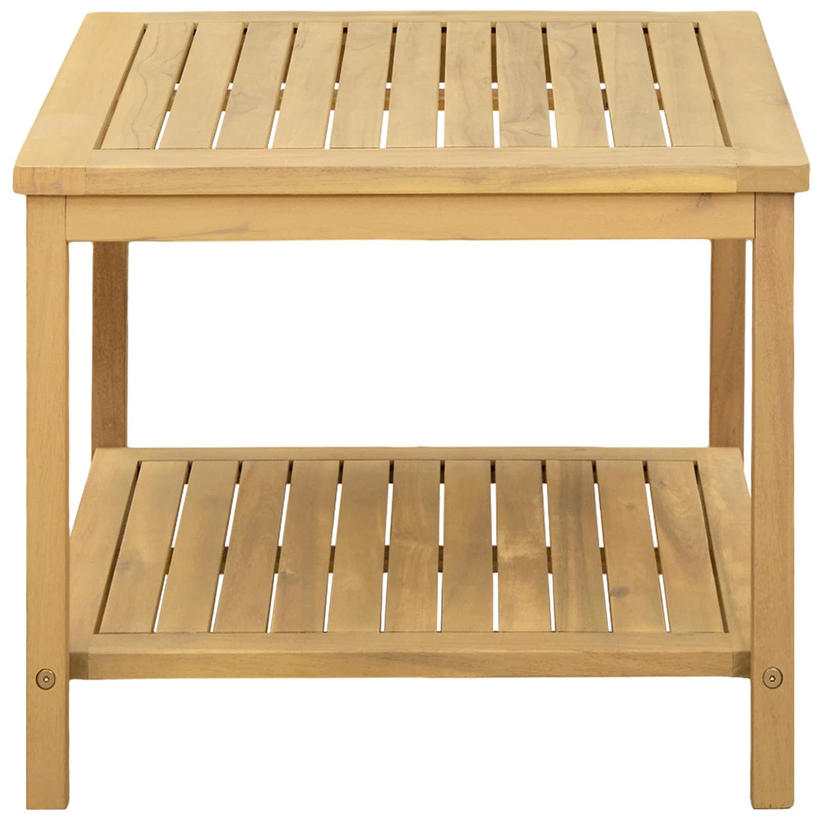 Bijzettafel Olie naturel 50 x 35 x 45 cm Massief Acaciahout image 5