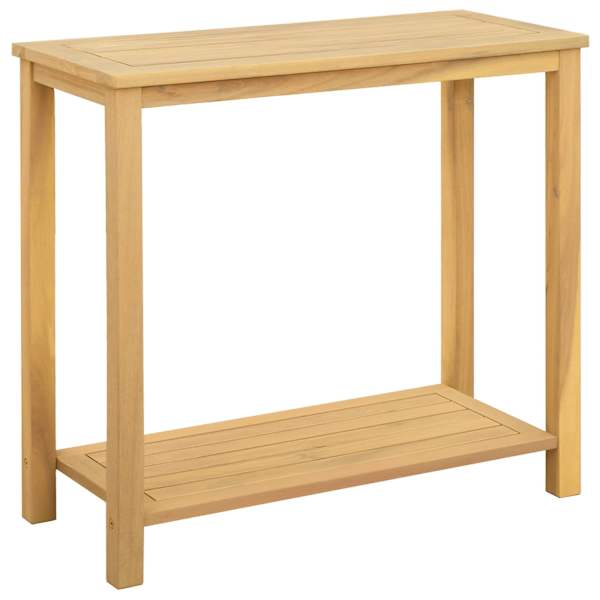 vidaXL Aiakonsoolilaud Kerge akatsia 80 x 35 x 75 cm Tugev akatsiapuu