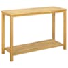 vidaXL Aiakonsoolilaud Kerge akatsia 110 x 40 x 75 cm Tugev akatsiapuu