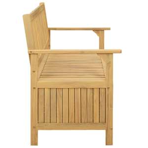 Úložná lavice 2 -Seater 120 x 63 x 84 cm Masivní akácie - obrázek 4