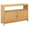 vidaXL Aiakonsoolilaud Kerge akatsia 110 x 35 x 75 cm Tugev akatsiapuu