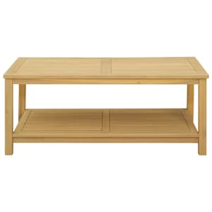 Boční stůl Přírodní olej 110 x 55 x 45 cm Masivní akátové dřevo - obrázek 4