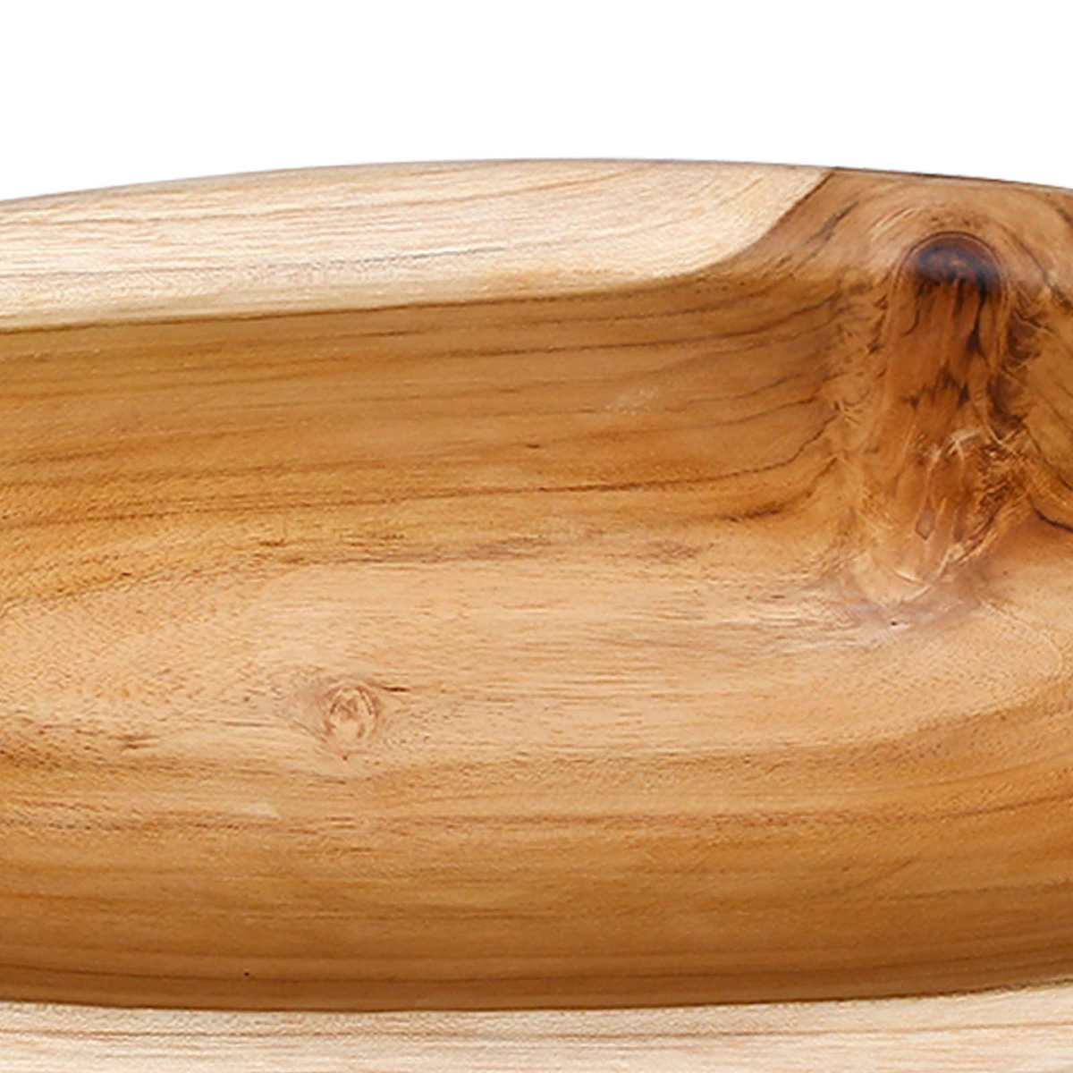 Fruit Bowl JEPARA Teak Brown 46 x 16 x 11 cm - Billede 6
