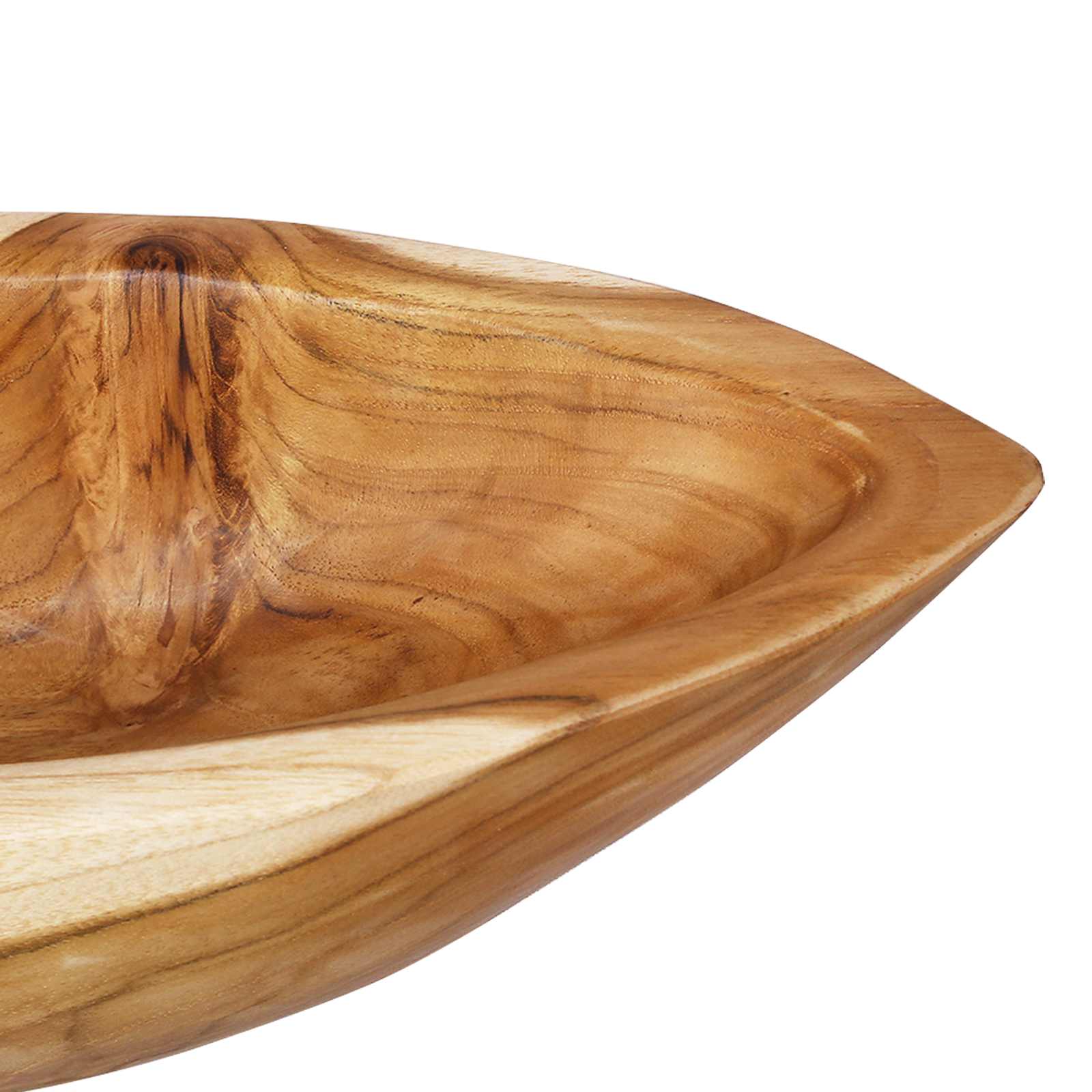 Fruit Bowl JEPARA Teak Brown 46 x 16 x 11 cm image 7
