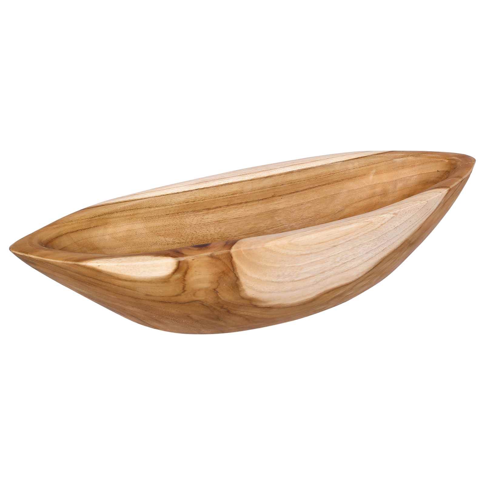 Fruit Bowl JEPARA Teak Brown 46 x 16 x 11 cm image 2