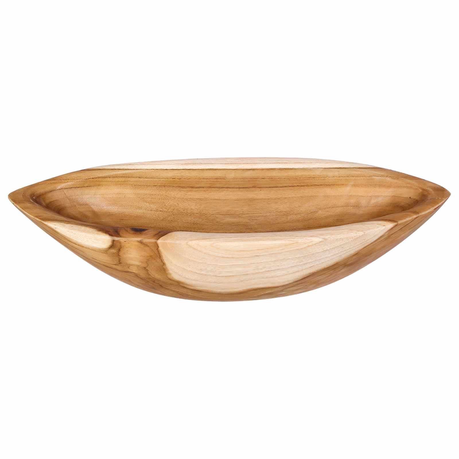 Fruit Bowl JEPARA Teak Brown 46 x 16 x 11 cm image 3