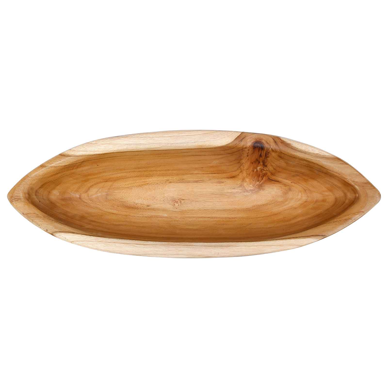 Fruit Bowl JEPARA Teak Brown 46 x 16 x 11 cm image 5