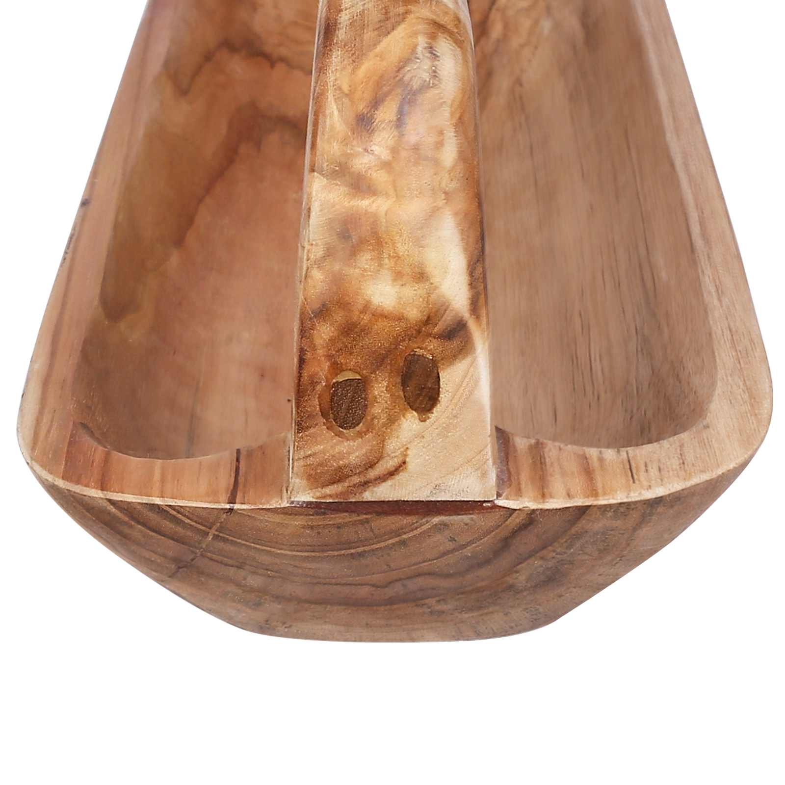 Fruit Bowl JEPARA Teak Brown 61 x 21 x 21 cm image 6