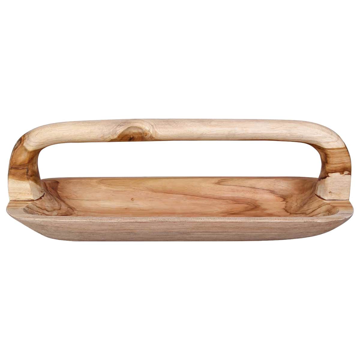 Fruit Bowl JEPARA Teak Brown 61 x 21 x 21 cm - Billede 3