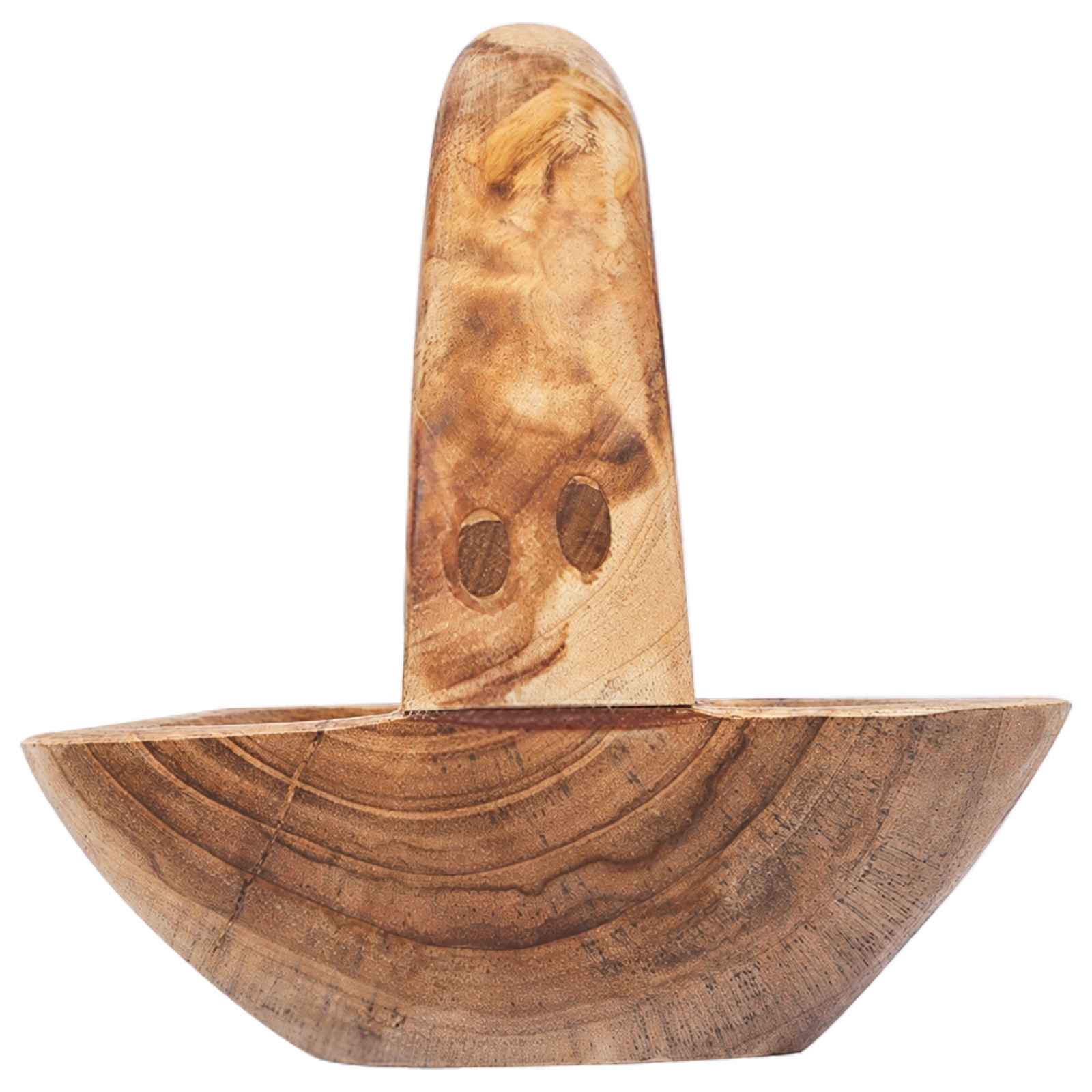 Fruit Bowl JEPARA Teak Brown 61 x 21 x 21 cm image 4