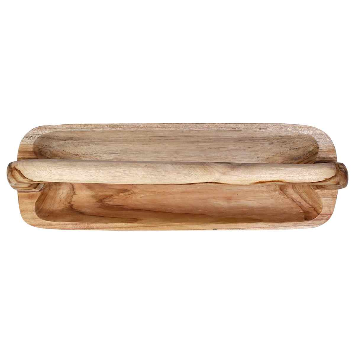 Fruit Bowl JEPARA Teak Brown 61 x 21 x 21 cm - Billede 5