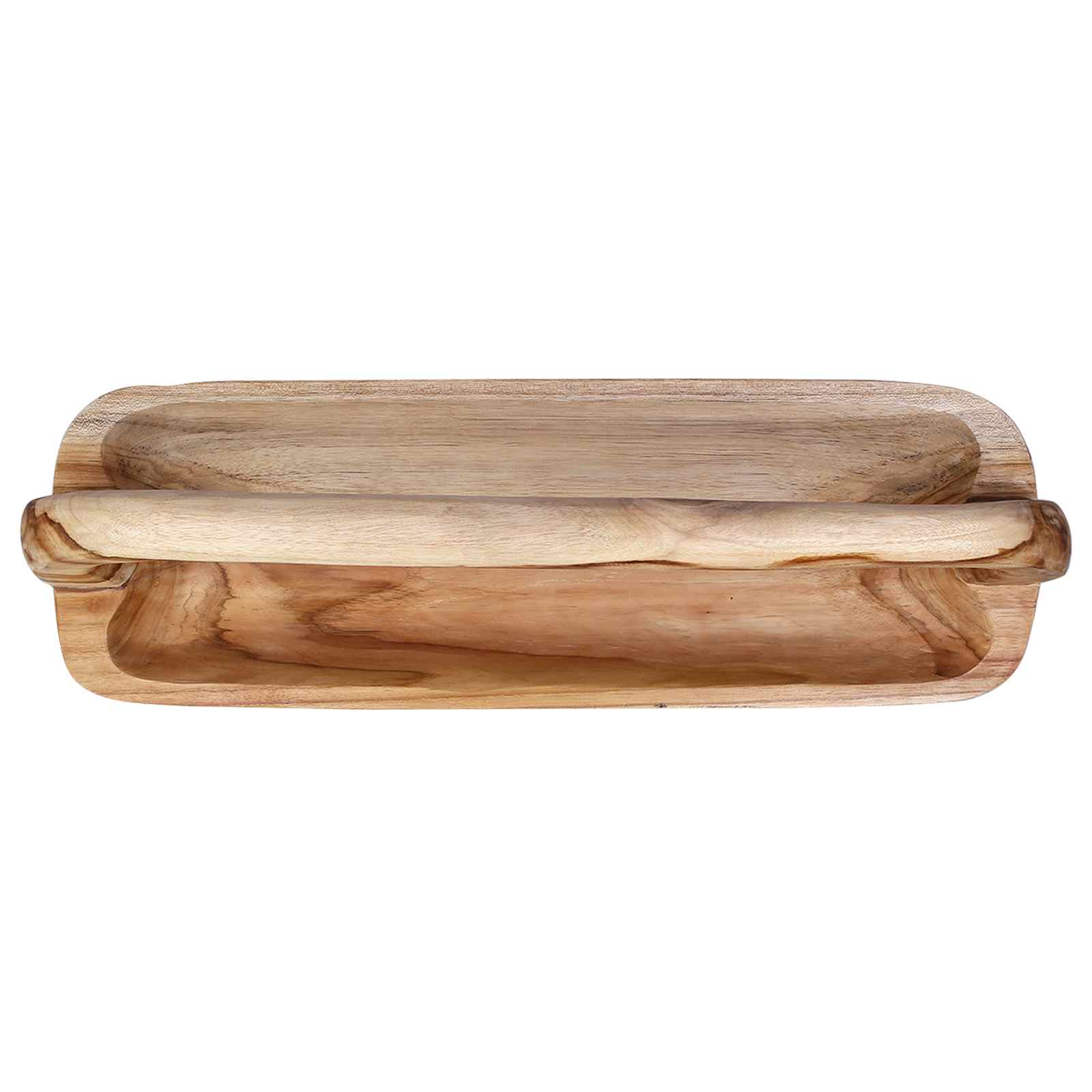 Fruit Bowl JEPARA Teak Brown 61 x 21 x 21 cm image 5