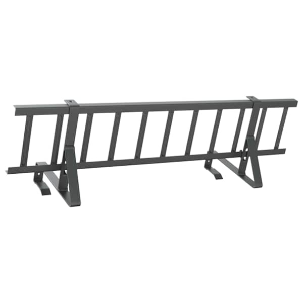 vidaXL Katuse lumekaitse Antratsiit 100 x 29,5 x 34,5 cm Teras