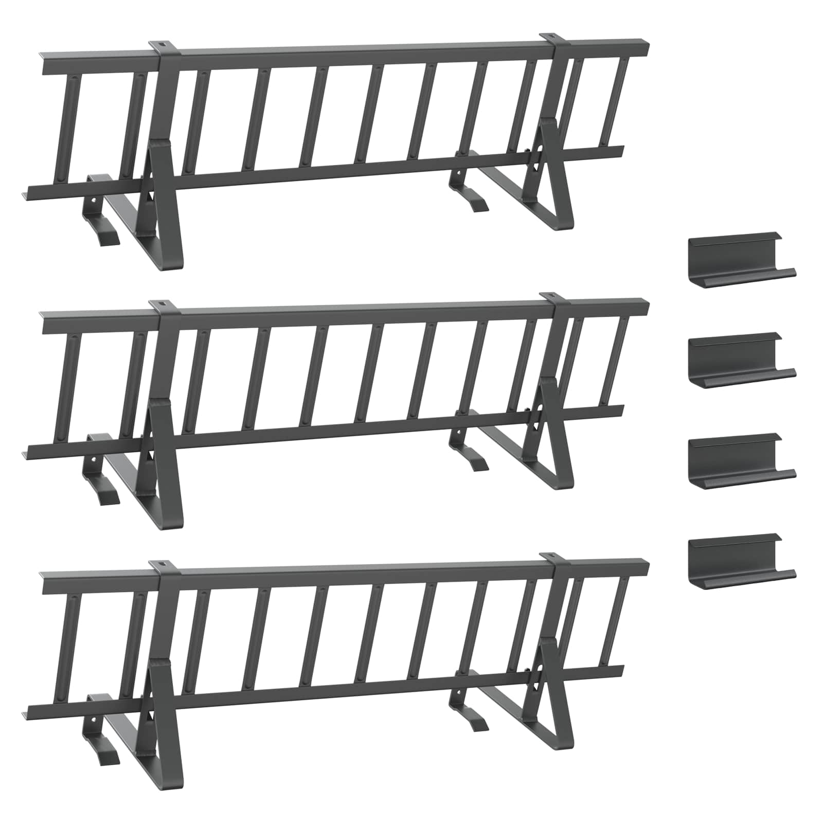 Snežni varovalni sistem za strehe Antracit 300 x 29,5 x 34,5 cm - slika 2