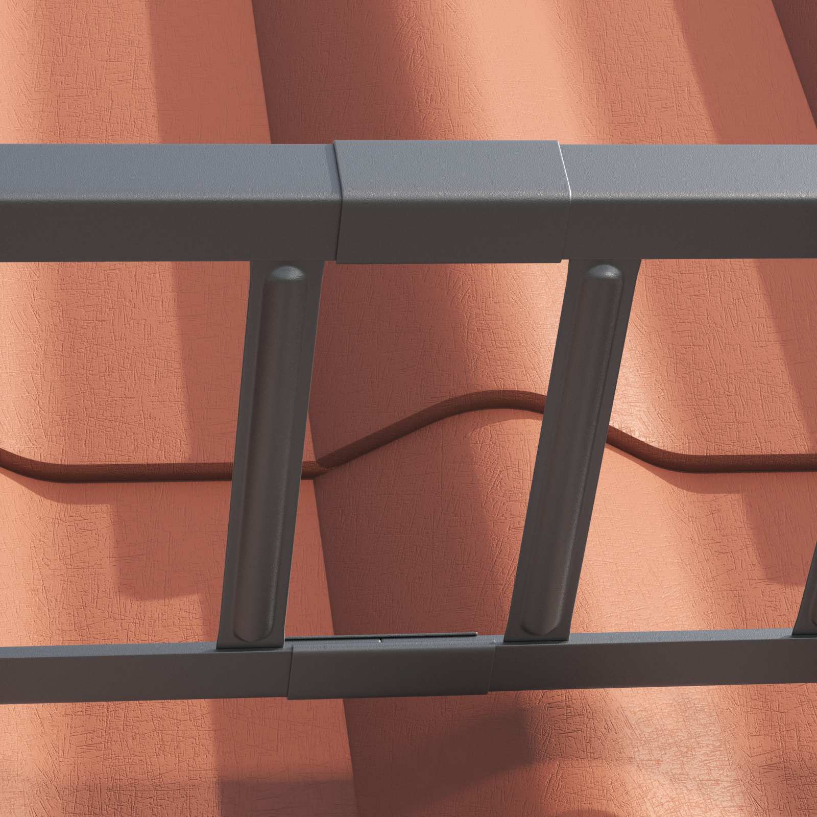 Snežni varovalni sistem za strehe Antracit 100 x 2,5 x 20 cm - slika 3