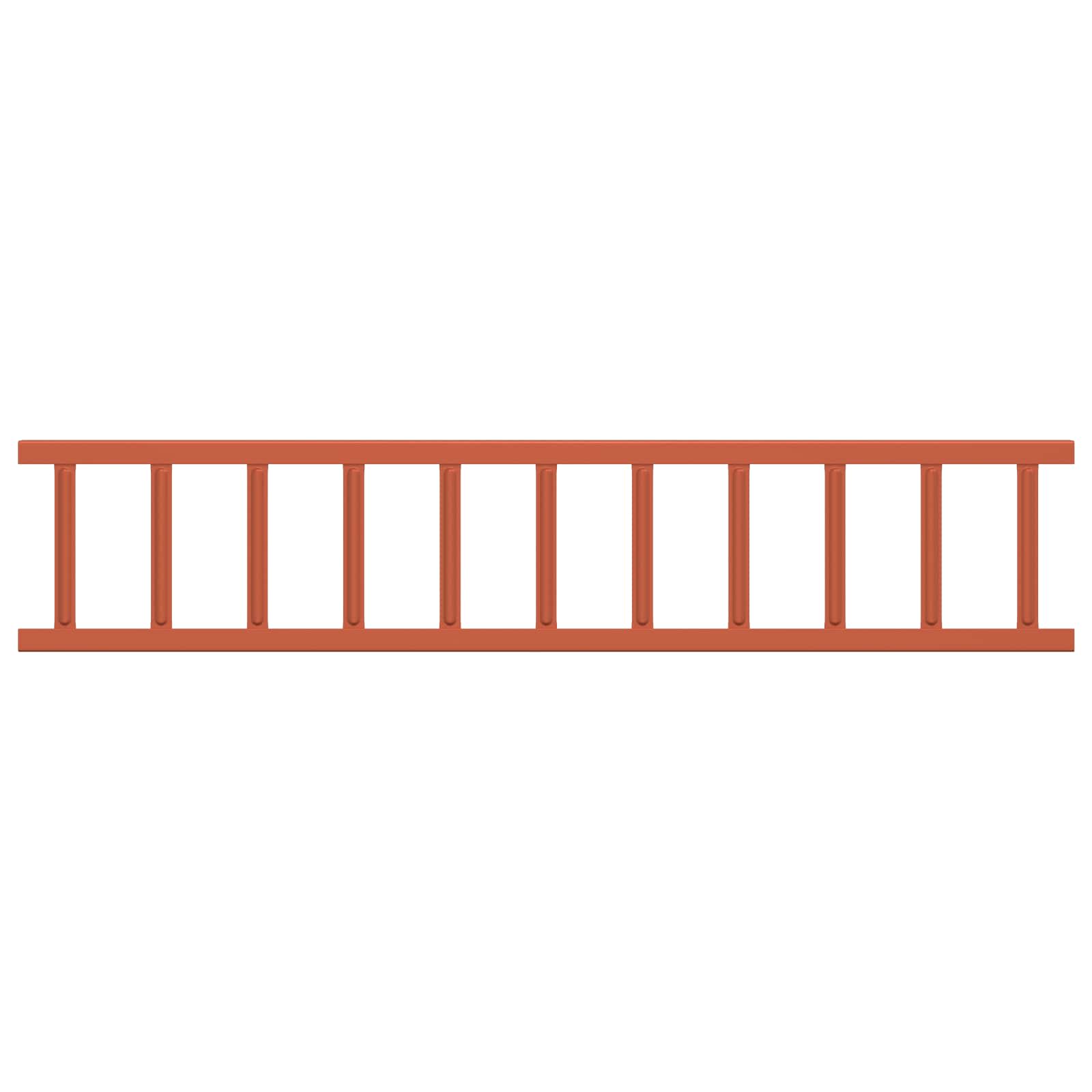 Snežni varovalni sistem za strehe Rdeča 600 x 2,5 x 20 cm Jeklo - slika 5