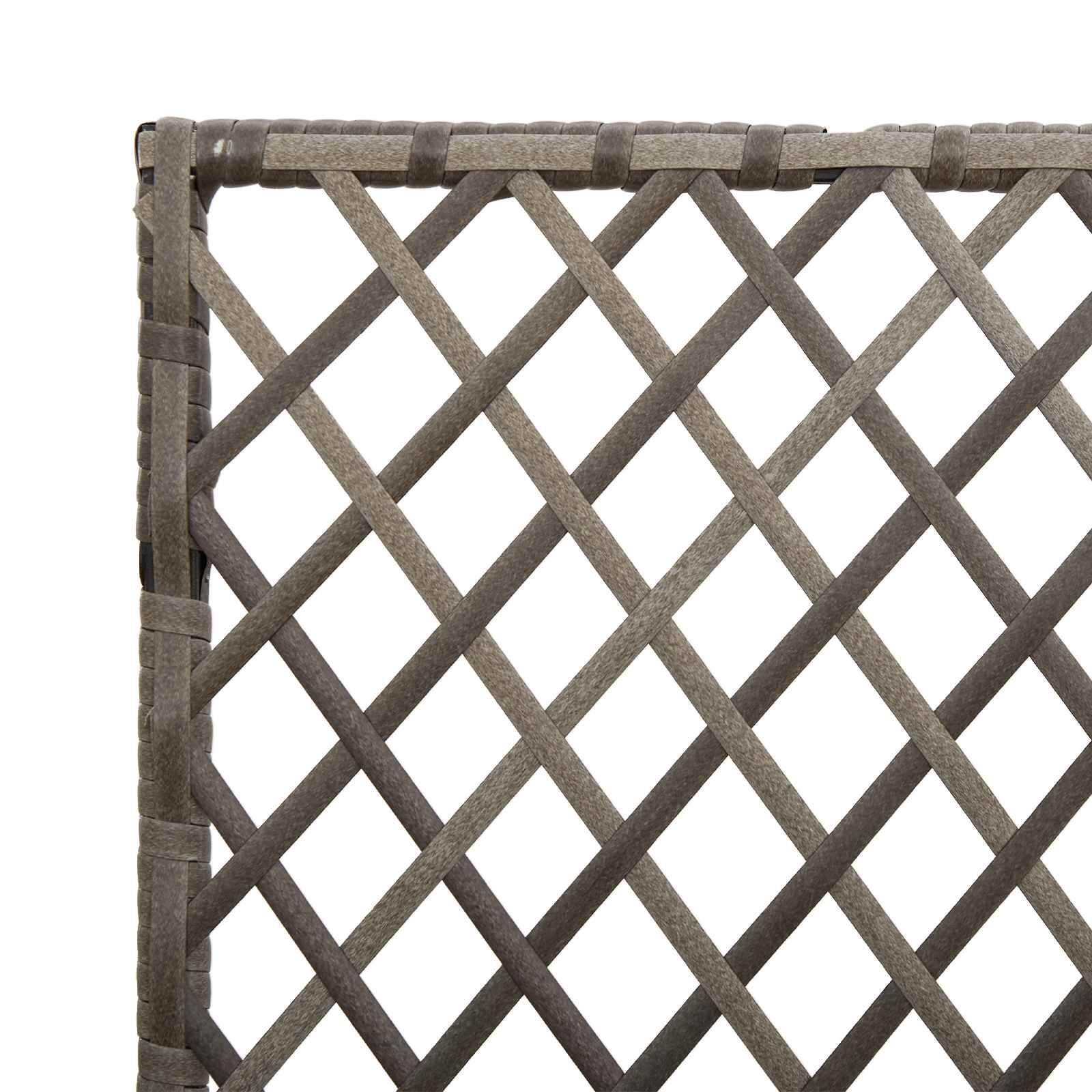 Tuindruppel met Trellis Grijs 35 x 30 x 135 cm poly rattan image 7